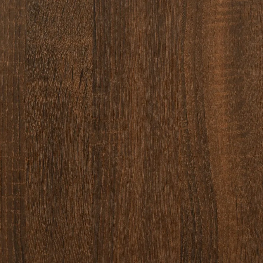 Meuble d'évier chêne marron 58x33x60 cm bois d'ingénierie - 9