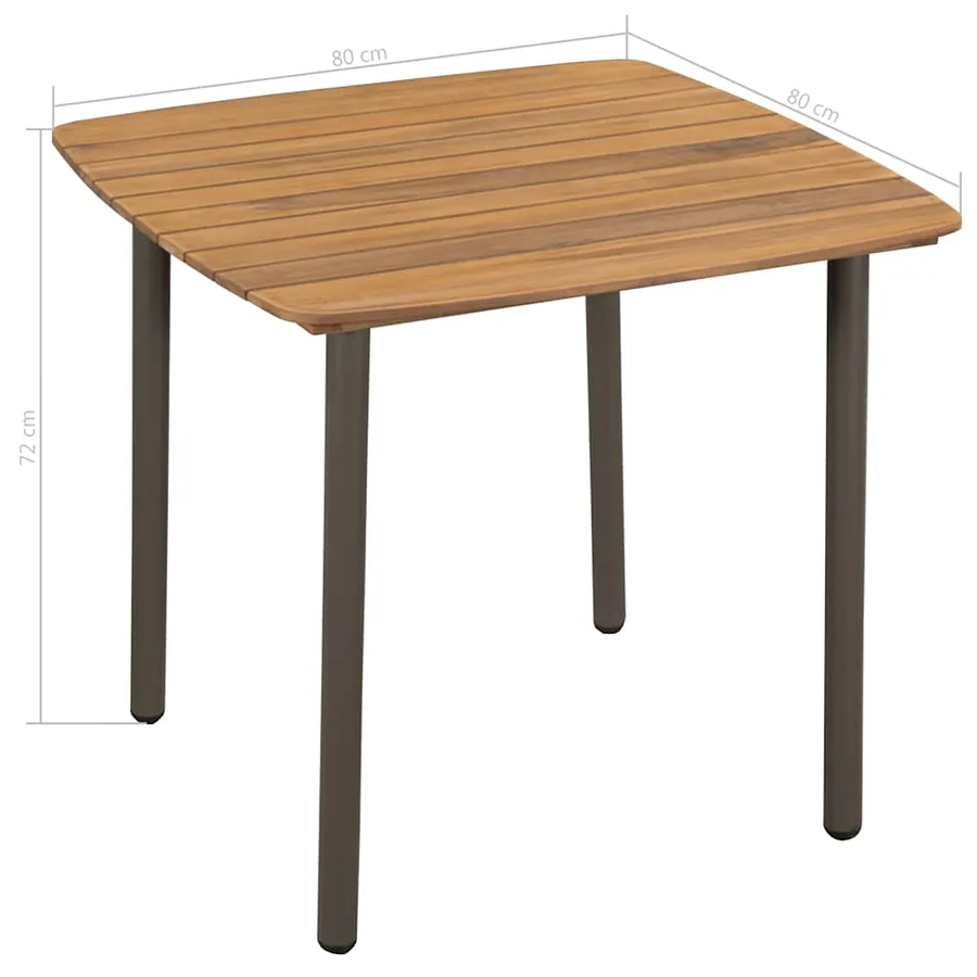 Ensemble à manger de jardin 3 pcs Résine tressée Gris - 10