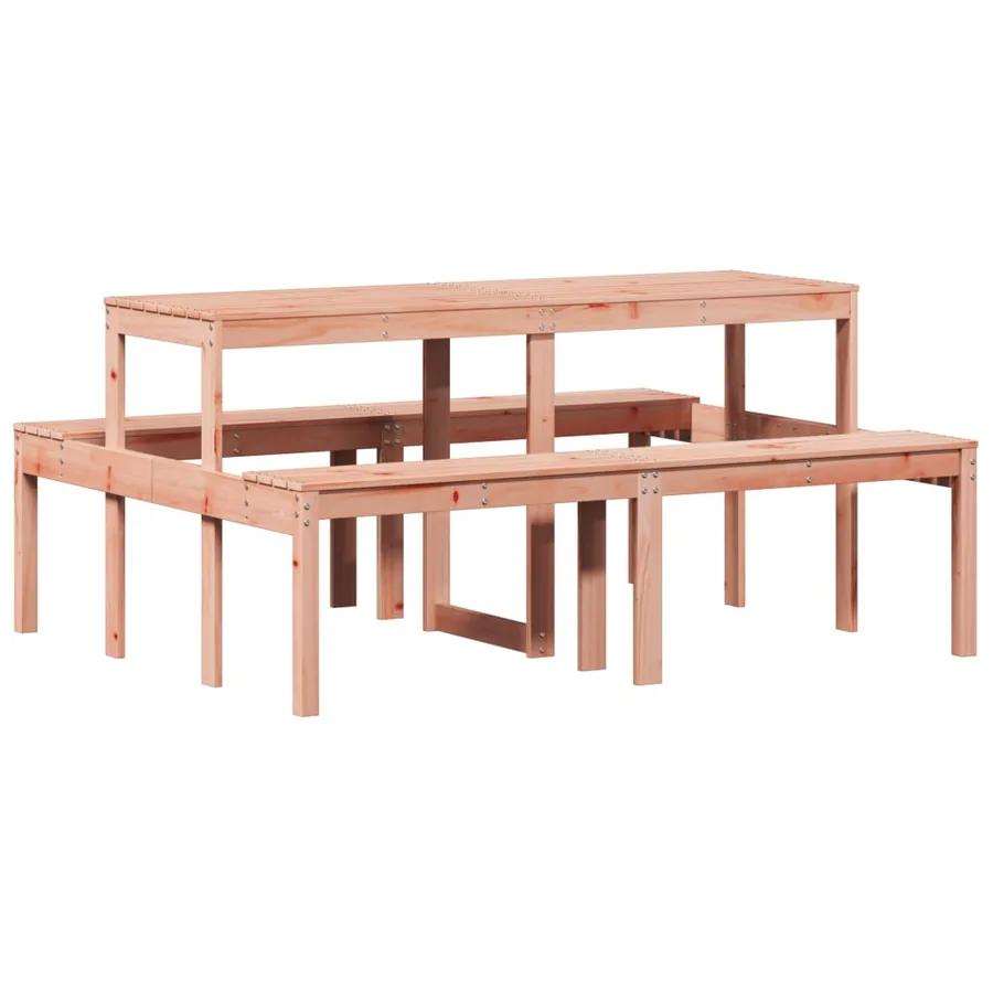 Table de pique-nique 160x134x75 cm bois massif de douglas - 2