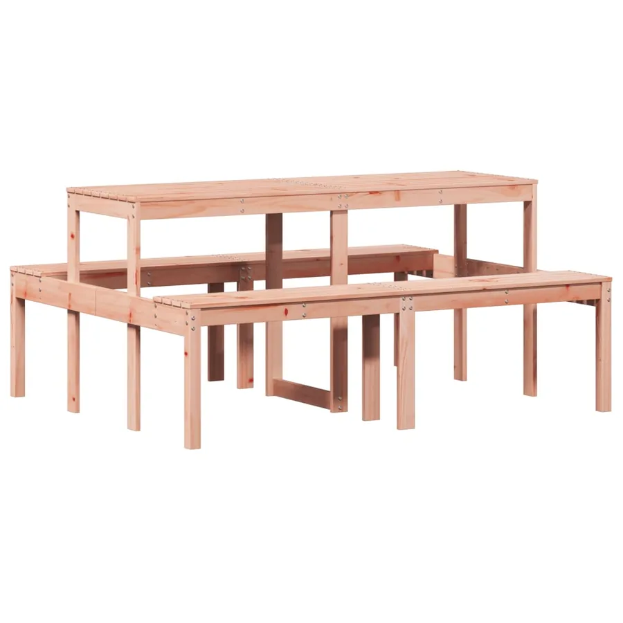 Table de pique-nique 160x134x75 cm bois massif de douglas - 6