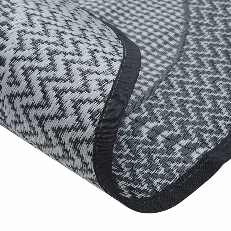 Tapis d'extérieur ARAKIL gris Ø160 cm PP - 5