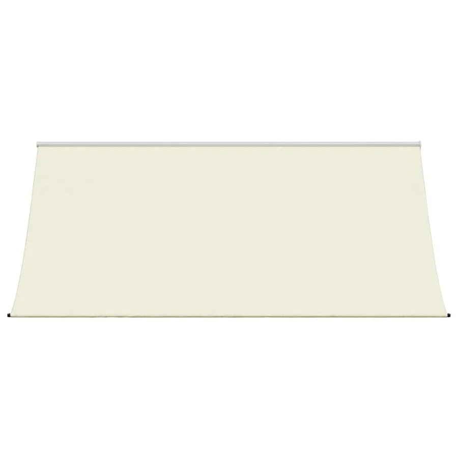 Auvent rétractable crème 300x150 m tissu et acier - 3