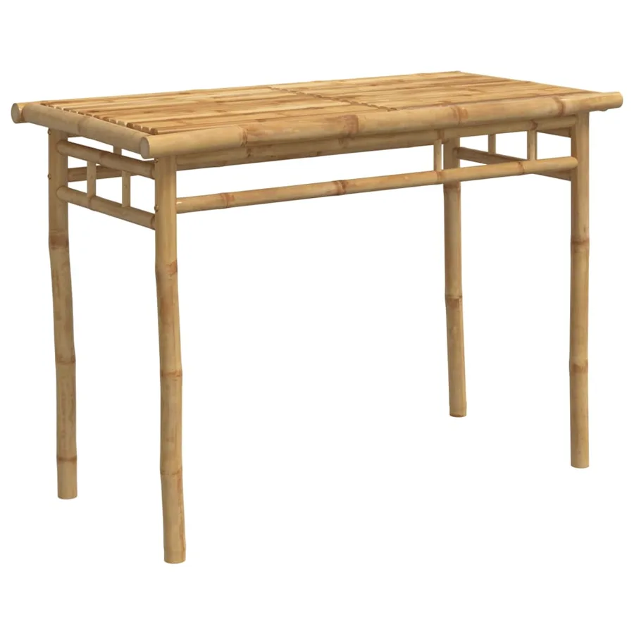 Table à manger de jardin 110x55x75 cm bambou - 2