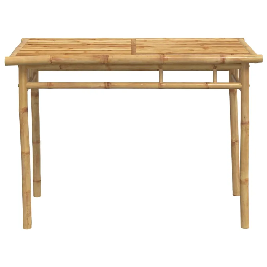 Table à manger de jardin 110x55x75 cm bambou - 4