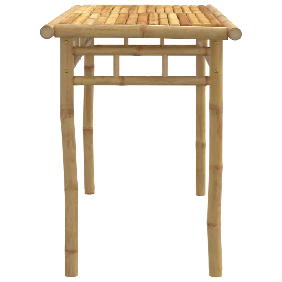 Table à manger de jardin 110x55x75 cm bambou - 5
