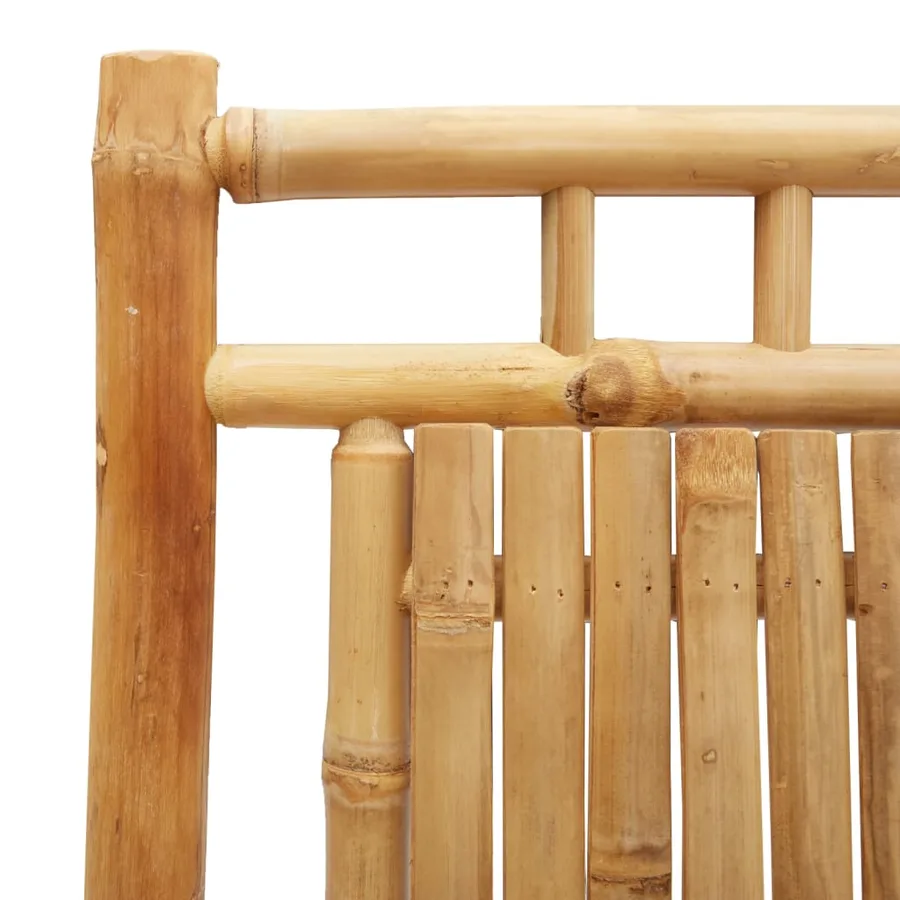 Chaises pliables de jardin lot de 2 53x66x99 cm bambou - 9