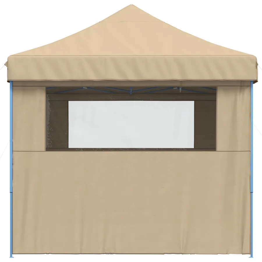 Tente de réception pliable escamotable avec 4 parois latérales - 4