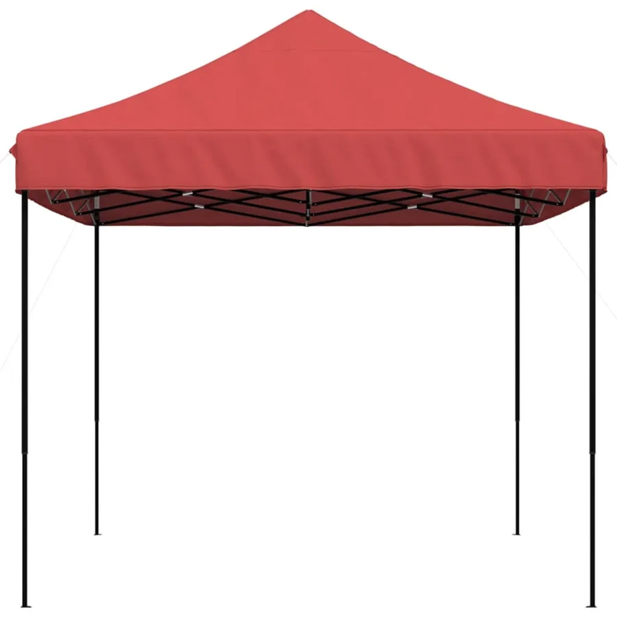 Tente de réception pliable escamotable bordeaux 440x292x315 cm - 5