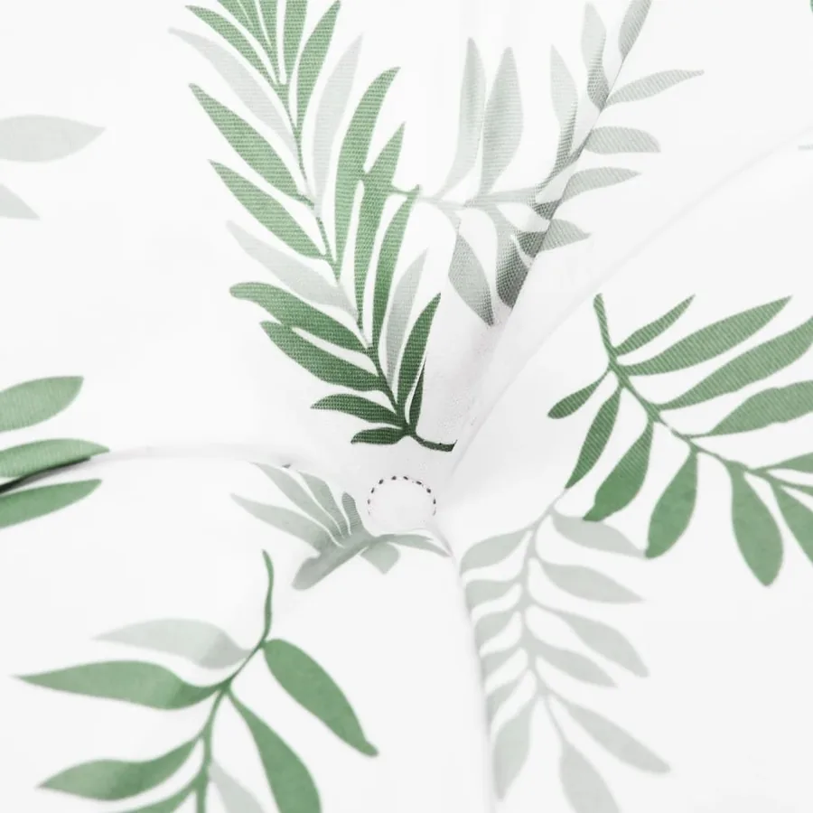 Coussin de banc de jardin motif de feuilles 150x50x7 cm - 5
