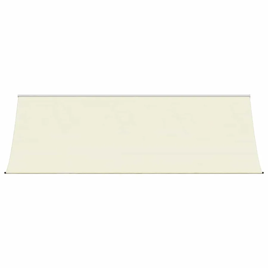 Auvent rétractable crème 400x150 m tissu et acier - 3