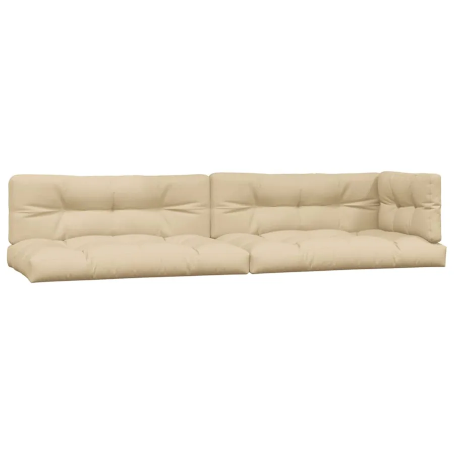 Salon palette de jardin avec coussins 5pcs bois d'acacia massif - 3