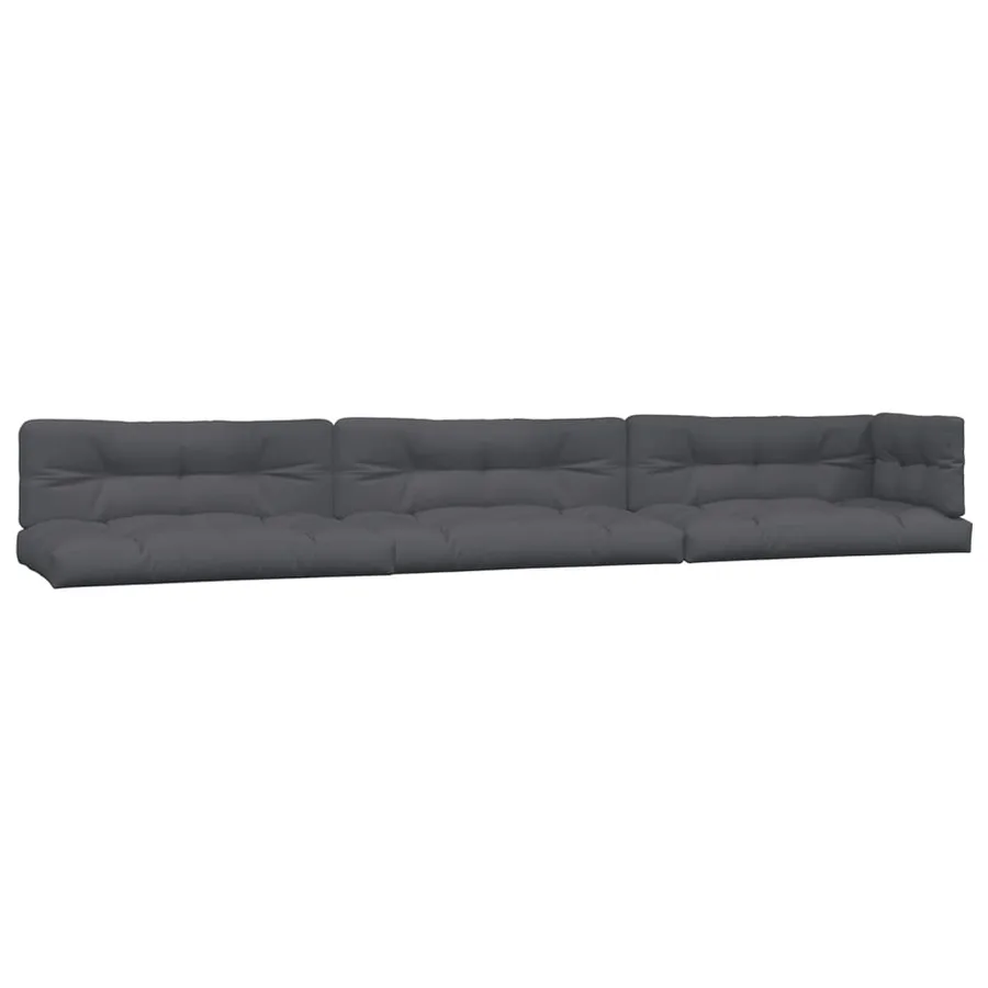 Salon palette de jardin avec coussins 6pcs bois d'acacia massif - 3