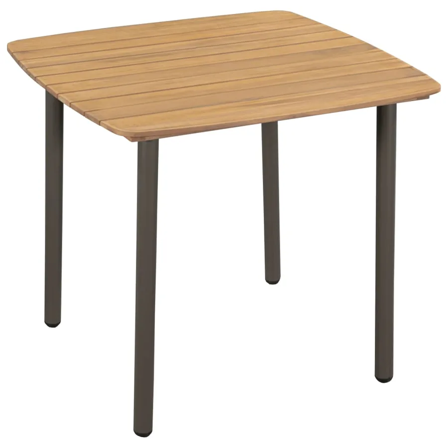 Ensemble à manger de jardin 3pcs Résine tressée Marron - 6