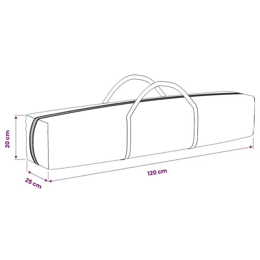 Tente de réception pliable avec parois Anthracite 2x2 m - 10