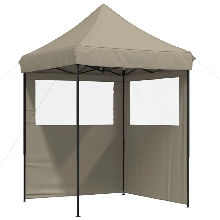 Tente de réception pliable escamotable avec 2 parois latérales - 2