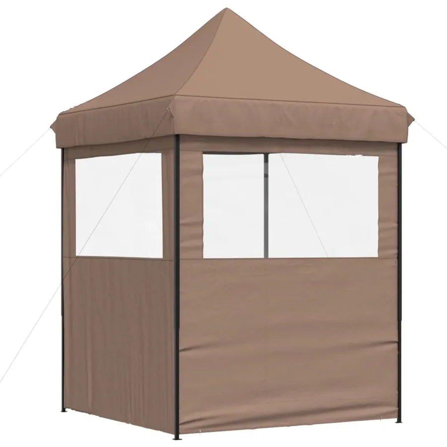 Tente de réception pliable escamotable avec 2 parois latérales - 4