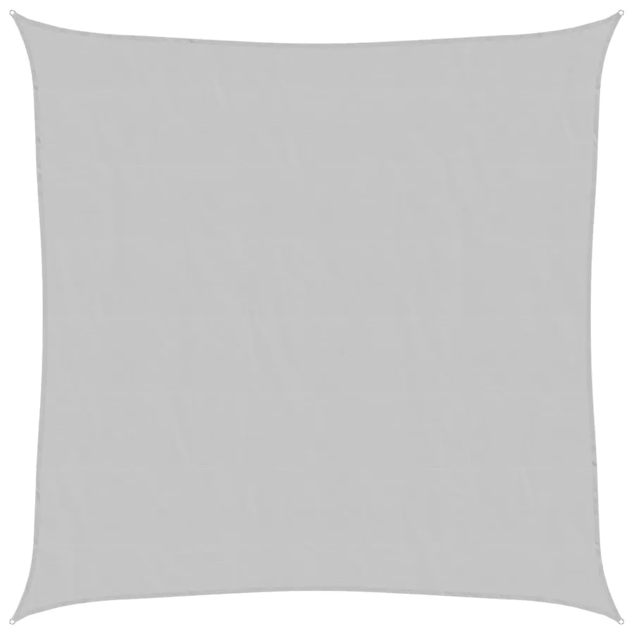Voile d'ombrage gris clair 2,5x2,5 m 100% polyester oxford - 2