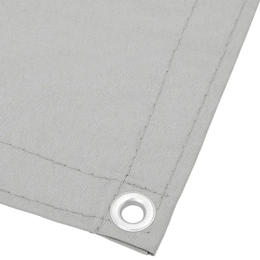 Écran de balcon gris clair 75x500 cm 100% polyester oxford - 4