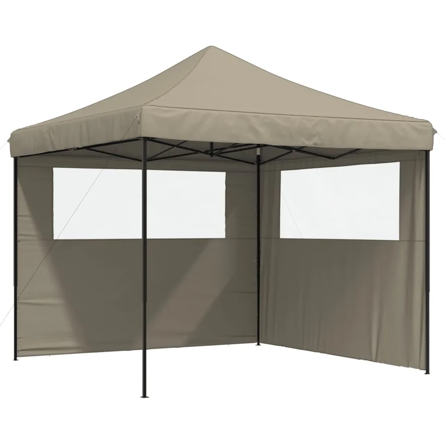 Tente de réception pliable escamotable avec 2 parois latérales - 2