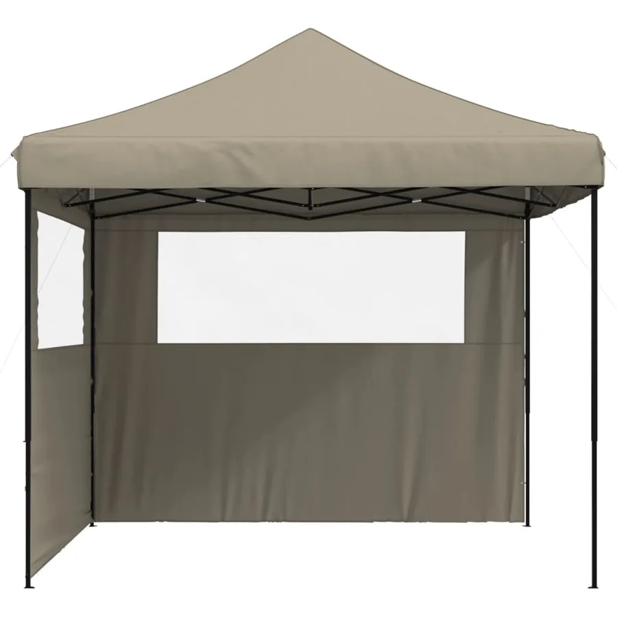 Tente de réception pliable escamotable avec 2 parois latérales - 5