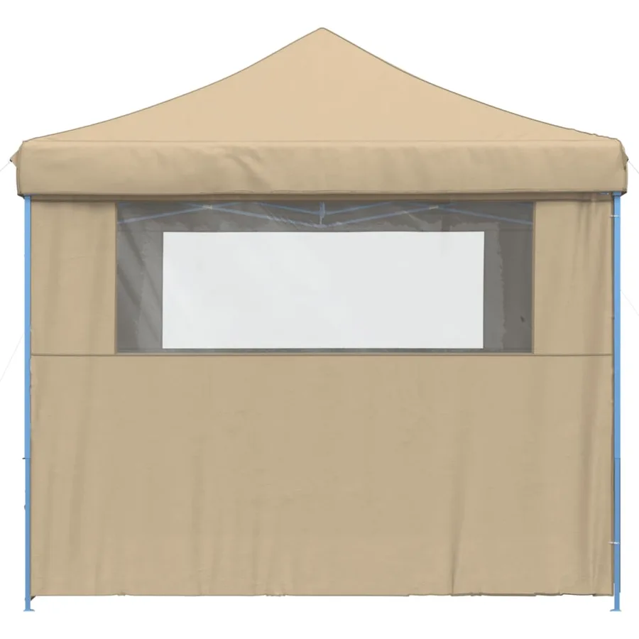 Tente de réception pliable escamotable avec 4 parois latérales - 4