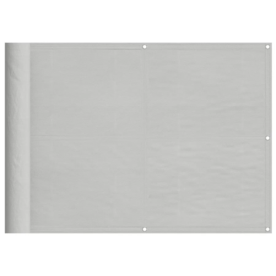 Écran de balcon gris clair 75x300 cm 100% polyester oxford - 2