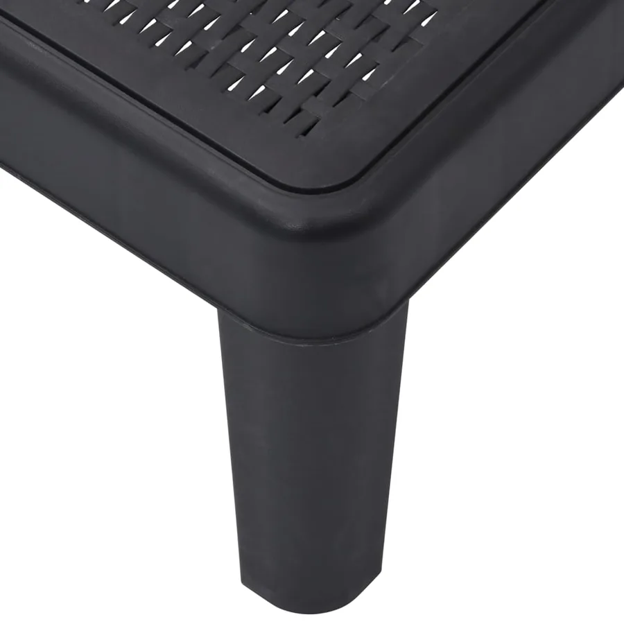 Chaise longue réglable en hauteur à 4 positions polypropylène - 8