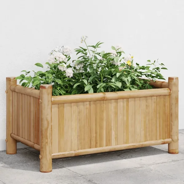 Jardinière 50x30x25 cm bambou