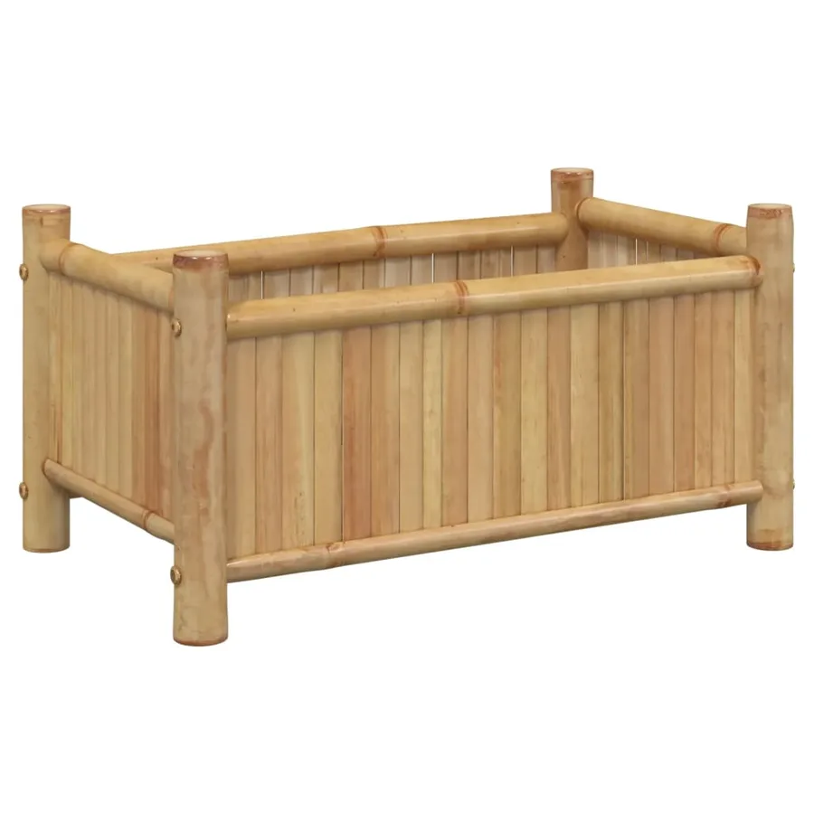 Jardinière 50x30x25 cm bambou - 2