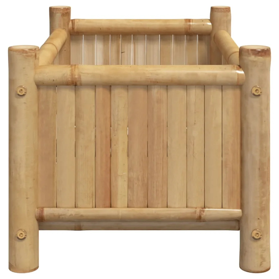 Jardinière 50x30x25 cm bambou - 5
