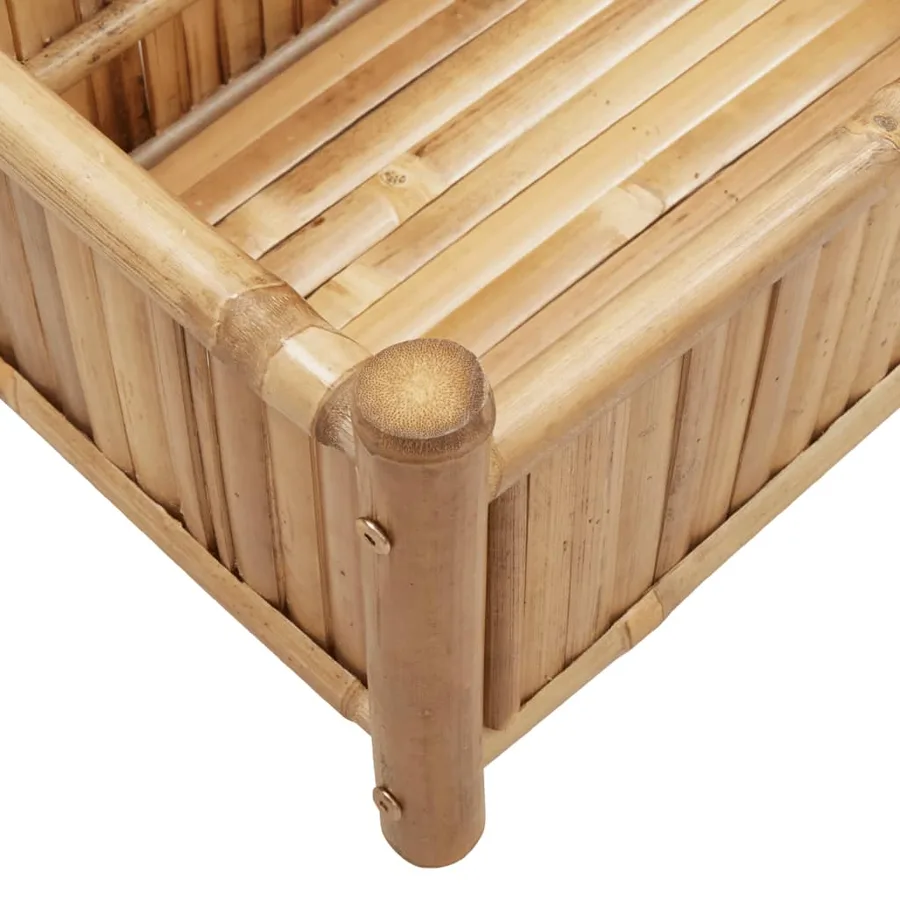 Jardinière 50x30x25 cm bambou - 7