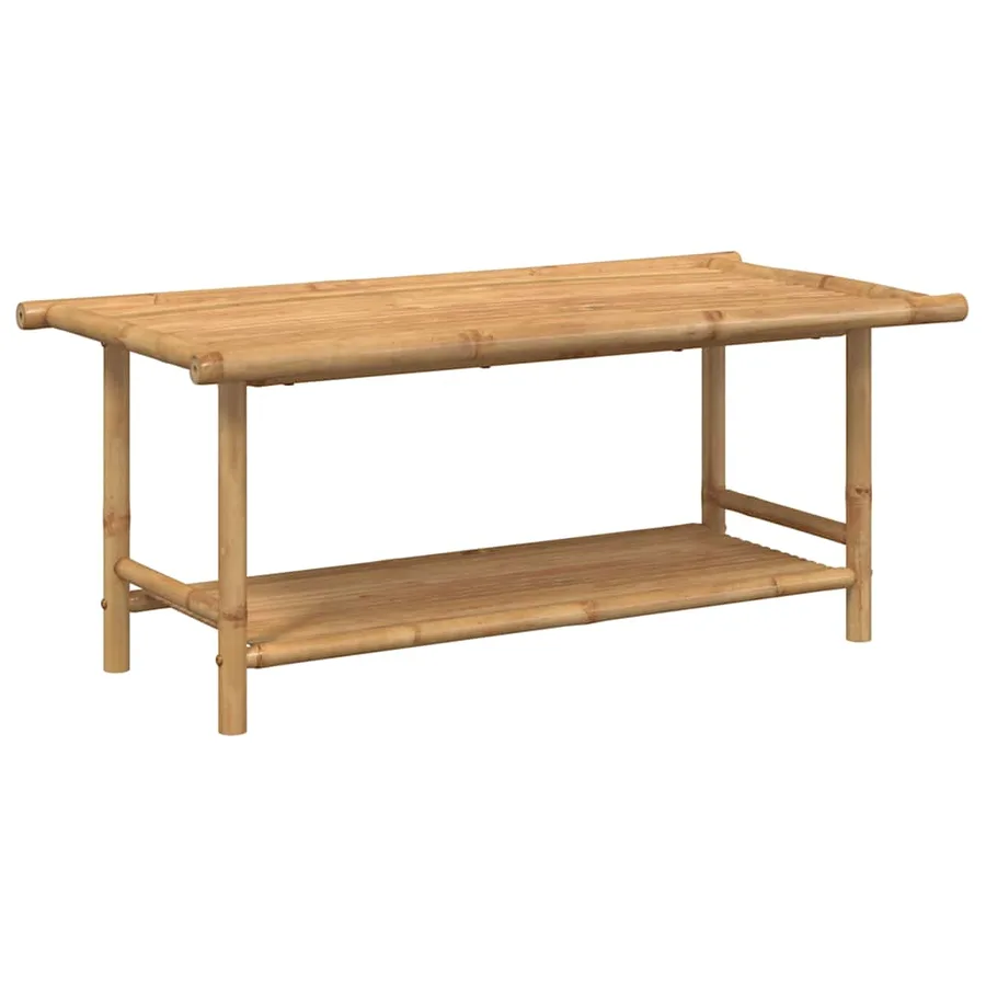 Table basse 110x55x45 cm bambou - 2