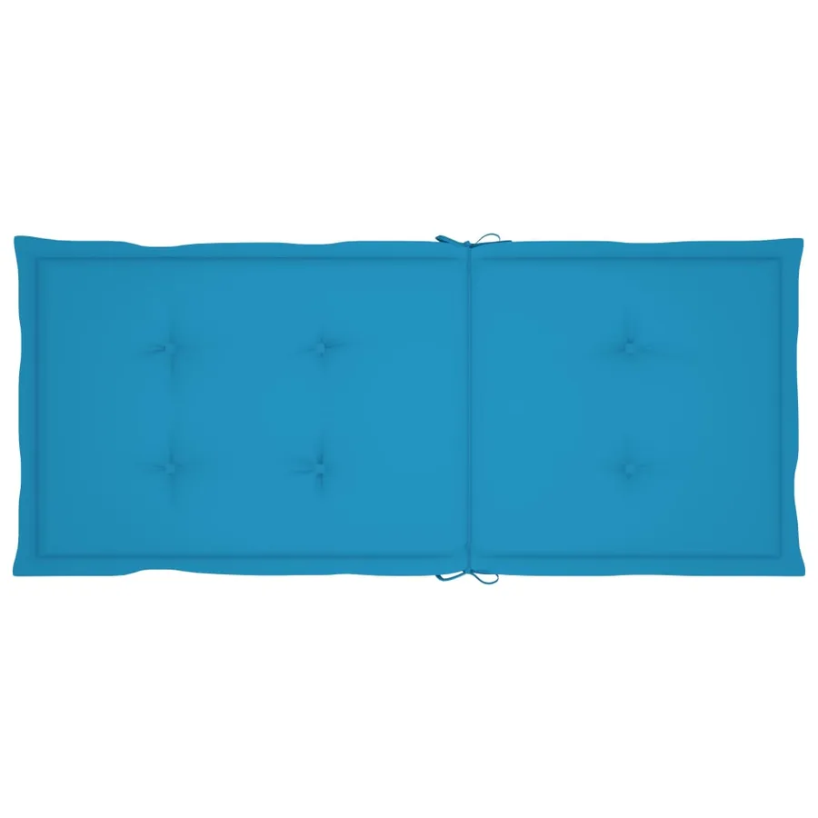 Chaises pliables de jardin avec coussins lot de 8 Bois d'acacia - 8