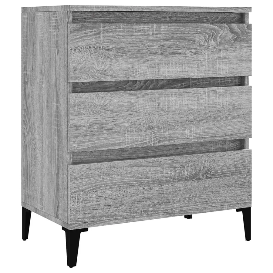 Buffet Sonoma gris 60x35x70 cm Bois d'ingénierie - 2