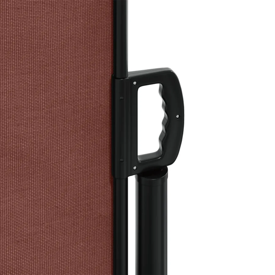 Auvent latéral rétractable marron 160x1200 cm - 8