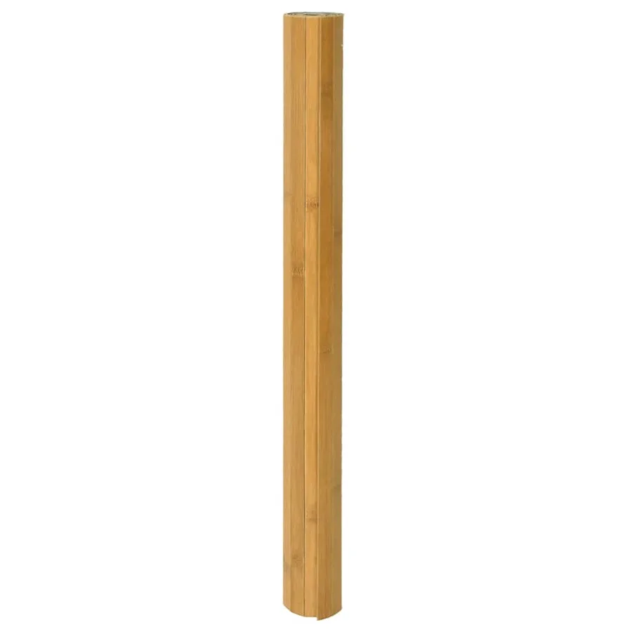 Tapis rectangulaire naturel 70x200 cm bambou - 3