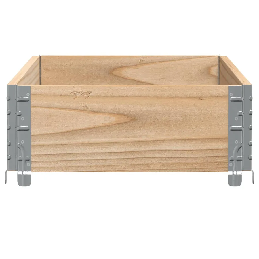 Jardinière 100x50 cm bois de pin massif - 4