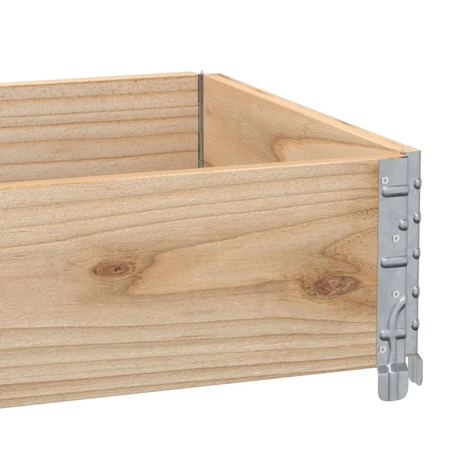 Jardinière 100x50 cm bois de pin massif - 7