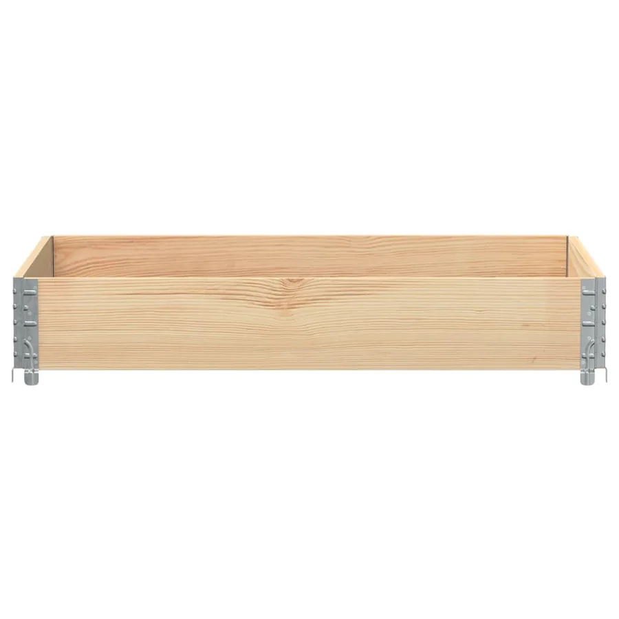 Jardinière 120x80 cm bois massif de pin - 3