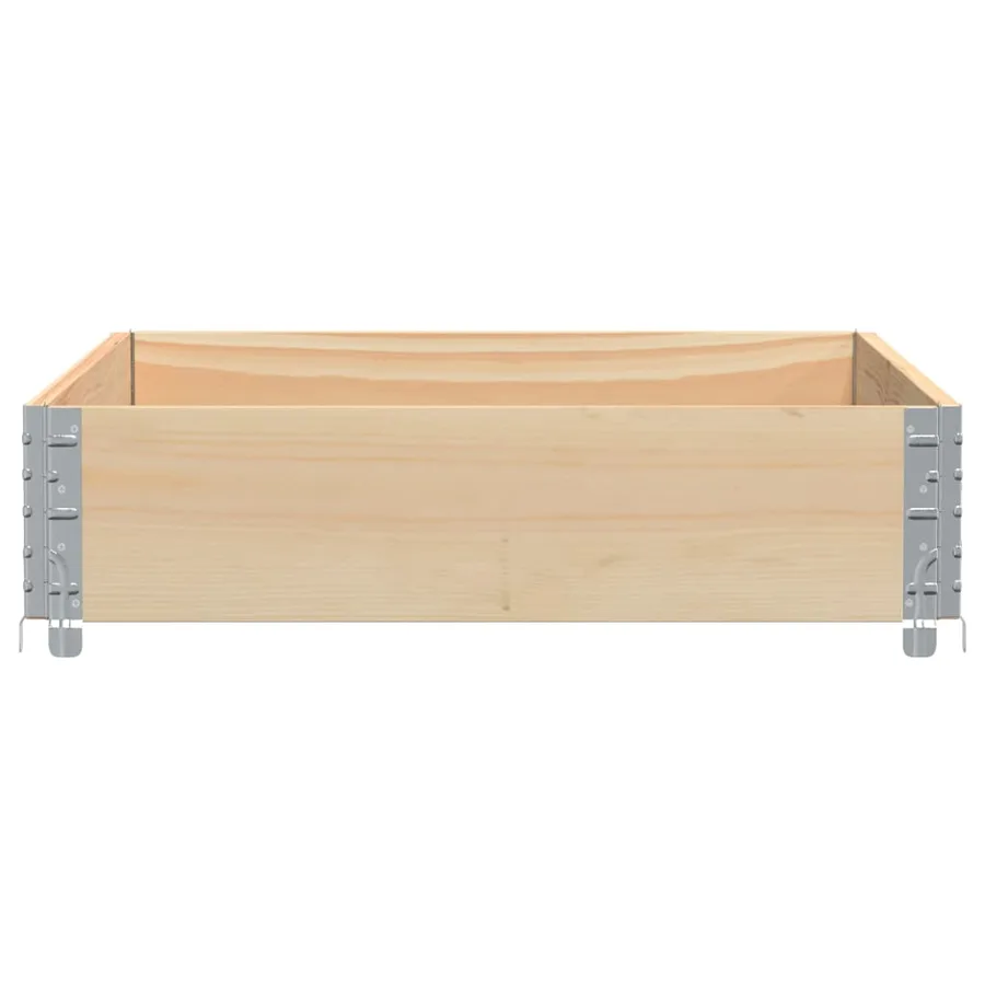 Jardinière 120x80 cm bois massif de pin - 4