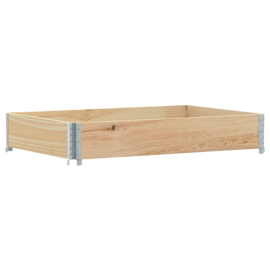 Jardinière 120x80 cm bois massif de pin - 5