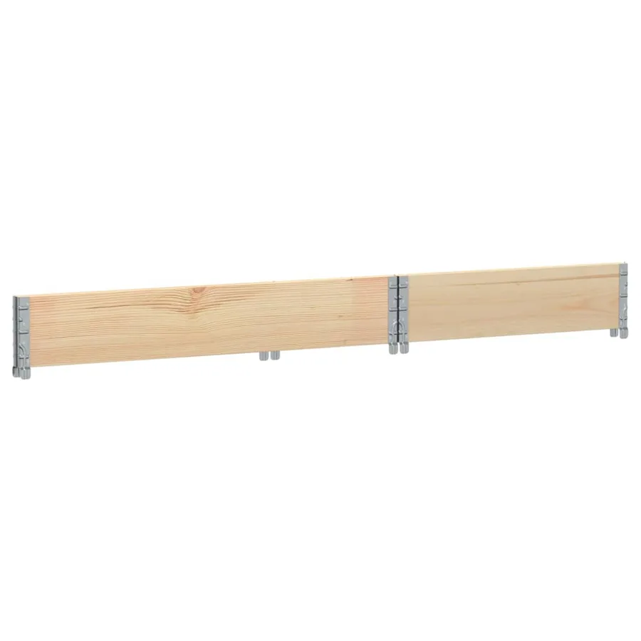 Jardinière 120x80 cm bois massif de pin - 6