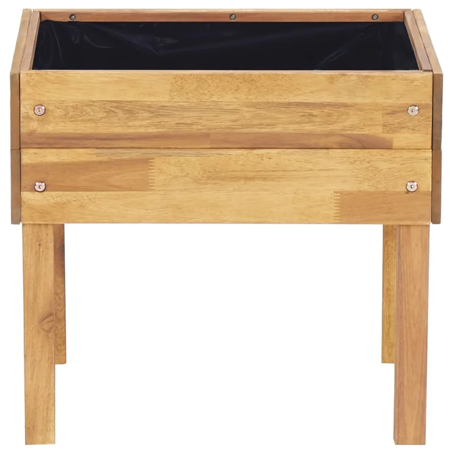 Jardinière surélevée 50x40x45 cm Bois massif d'acacia - 3