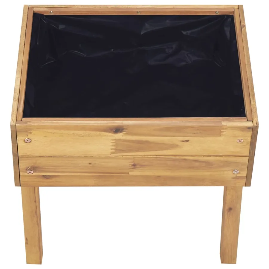Jardinière surélevée 50x40x45 cm Bois massif d'acacia - 5