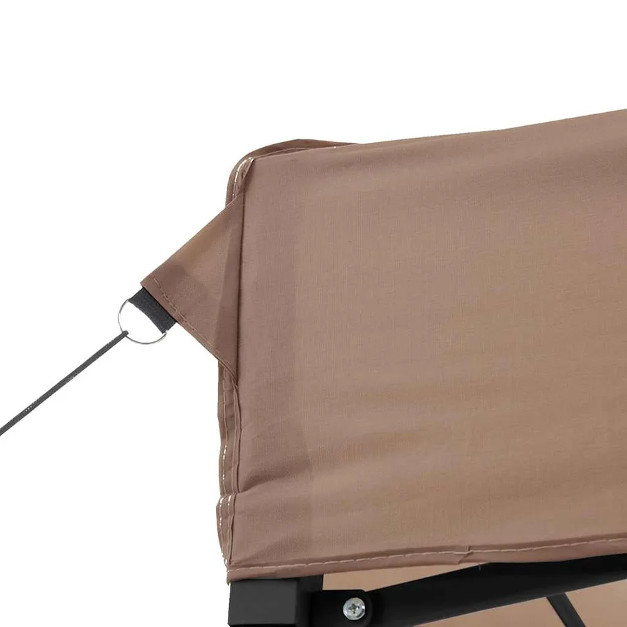 Tente de réception pliable escamotable avec 4 parois latérales - 6