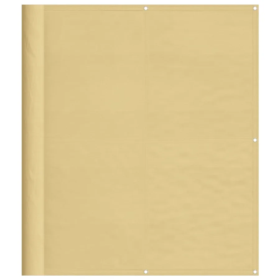 Écran de balcon sable 120x300 cm 100% polyester oxford - 2