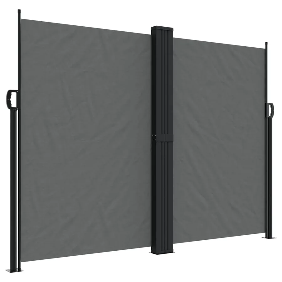 Auvent latéral rétractable anthracite 180x1000 cm - 2