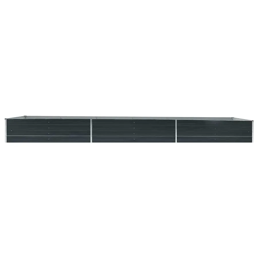 Lit surélevé de jardin Acier galvanisé 480x80x45 cm Anthracite - 4