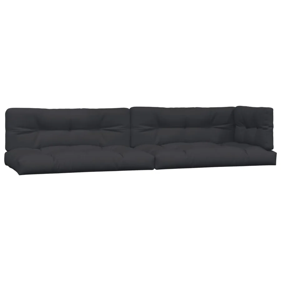 Salon palette de jardin avec coussins 4pcs bois d'acacia massif - 6