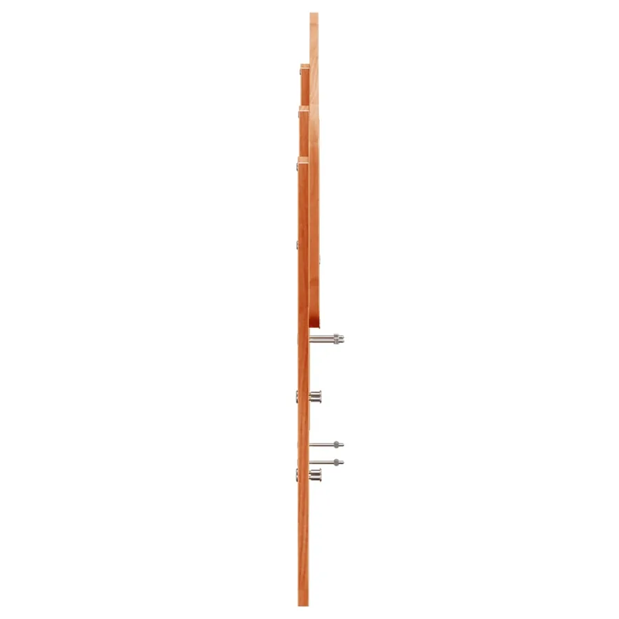 Tête de lit cire marron 160 cm bois massif de pin - 5
